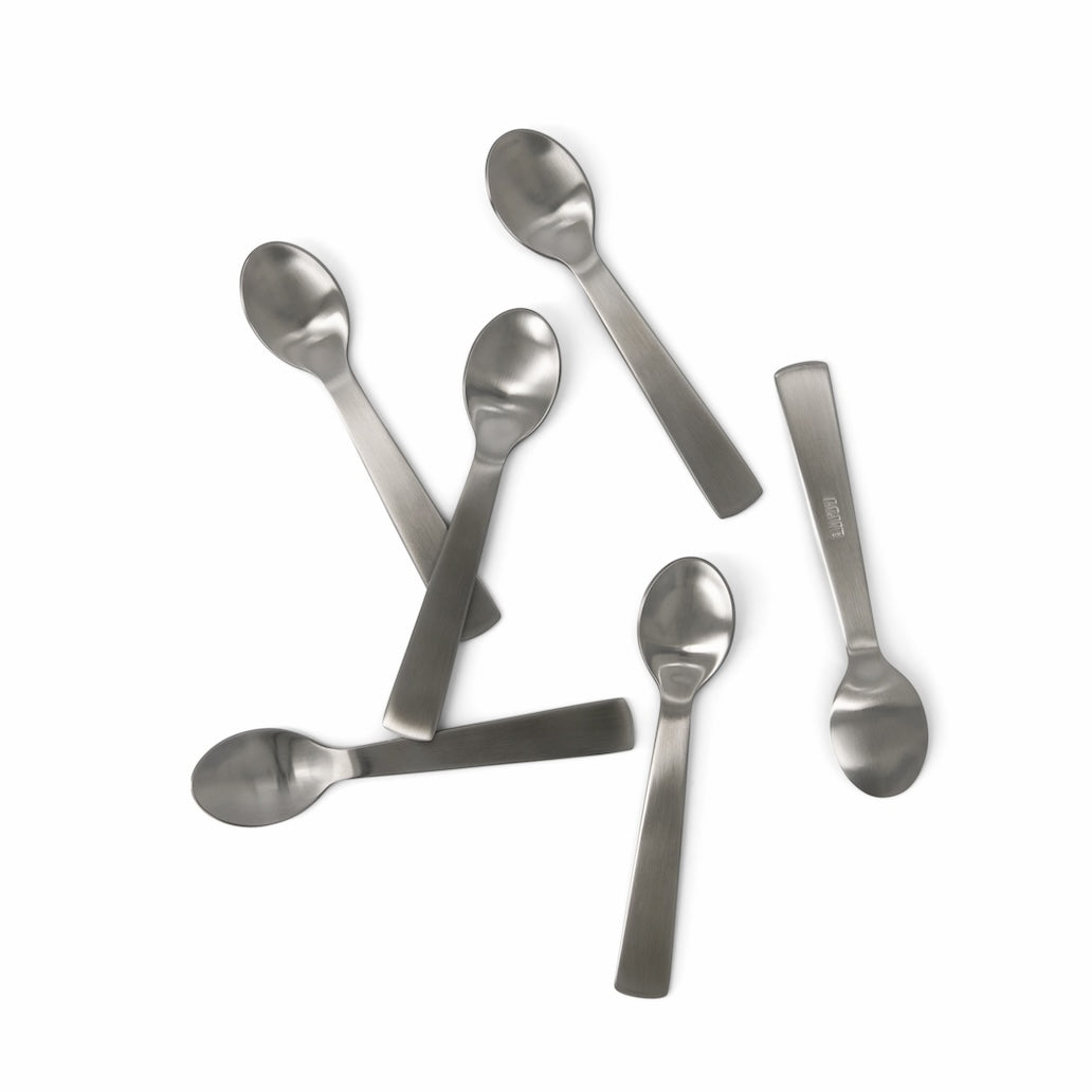 Soft Rounded Teaspoon Teaspoons Brushed - Pack of 6 – Acme Cups New Zealand